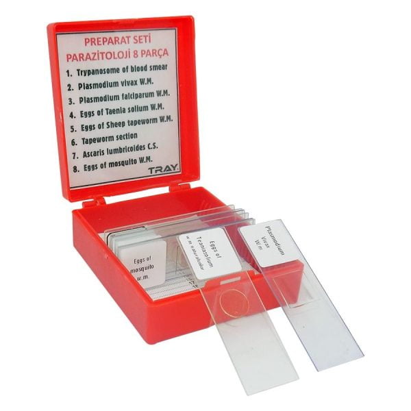 Preparat Seti Parazitoloji 8 Parça
